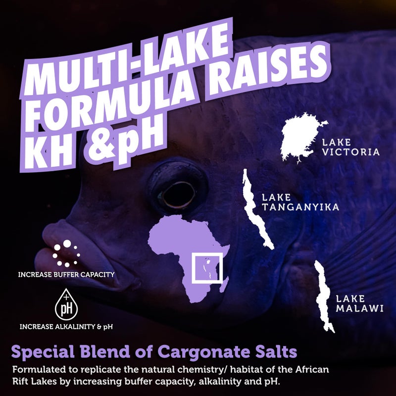 Fritz Aquatics Rift Lake Cichlid Buffer Multi-Lake Formula Raises KH & pH (3-Pound) - Image 3